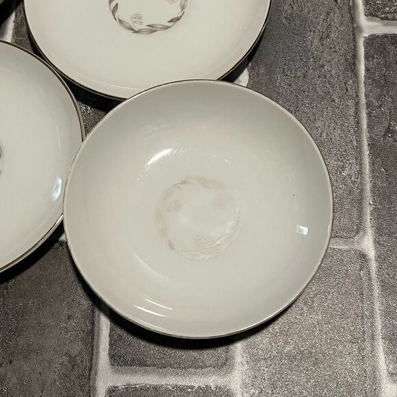 Three 3 Dessert Bread Plates Kaysons Fine China Japan Golden Fantasy 5 3/4” Wide - Picture 8 of 8